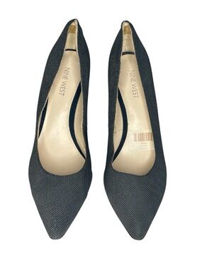 Nine West Women's Pointed Toe Dark Gray Pumps